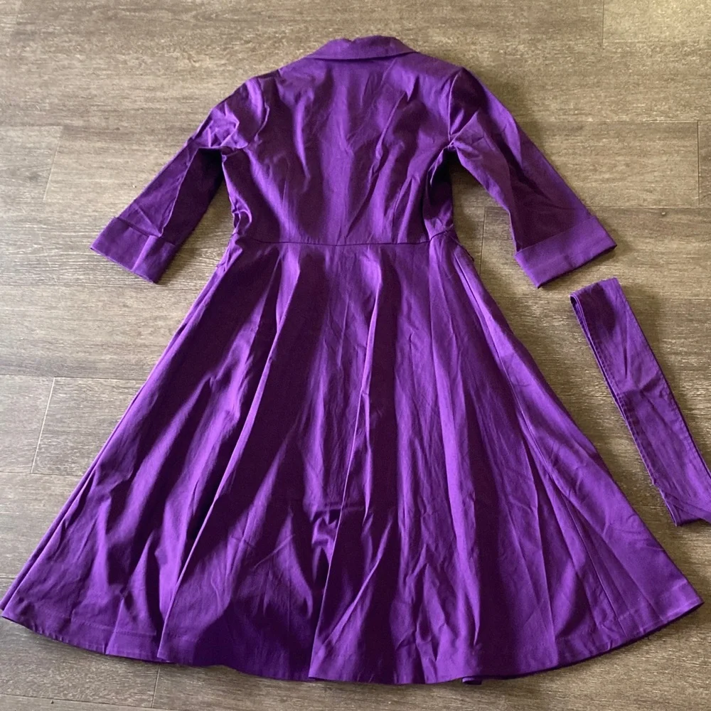 The J. Peterman Company long sleeve 1947 dress - Picture 5 of 8